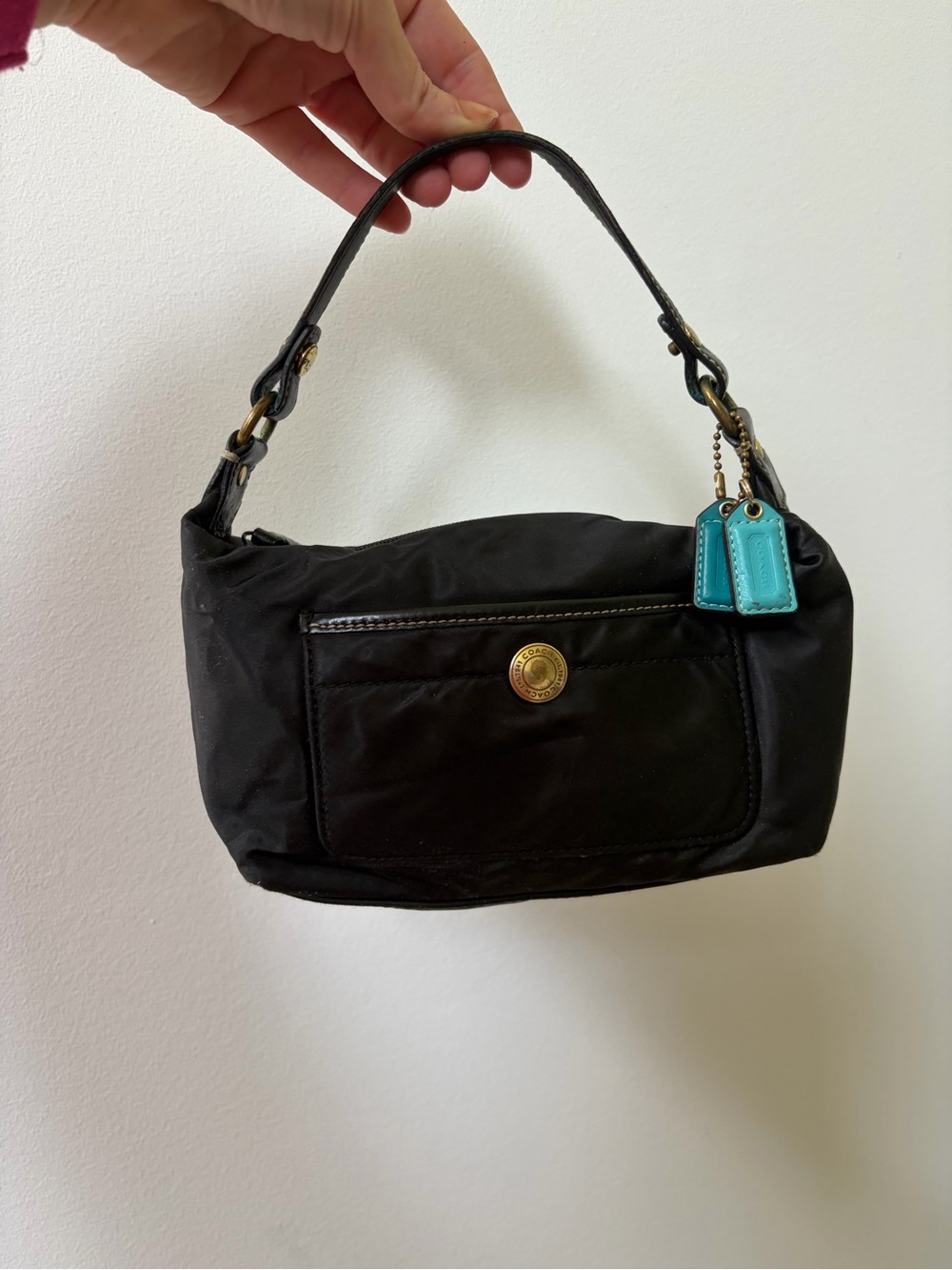 Vintage Y2K Coach Black Shoulder Bag